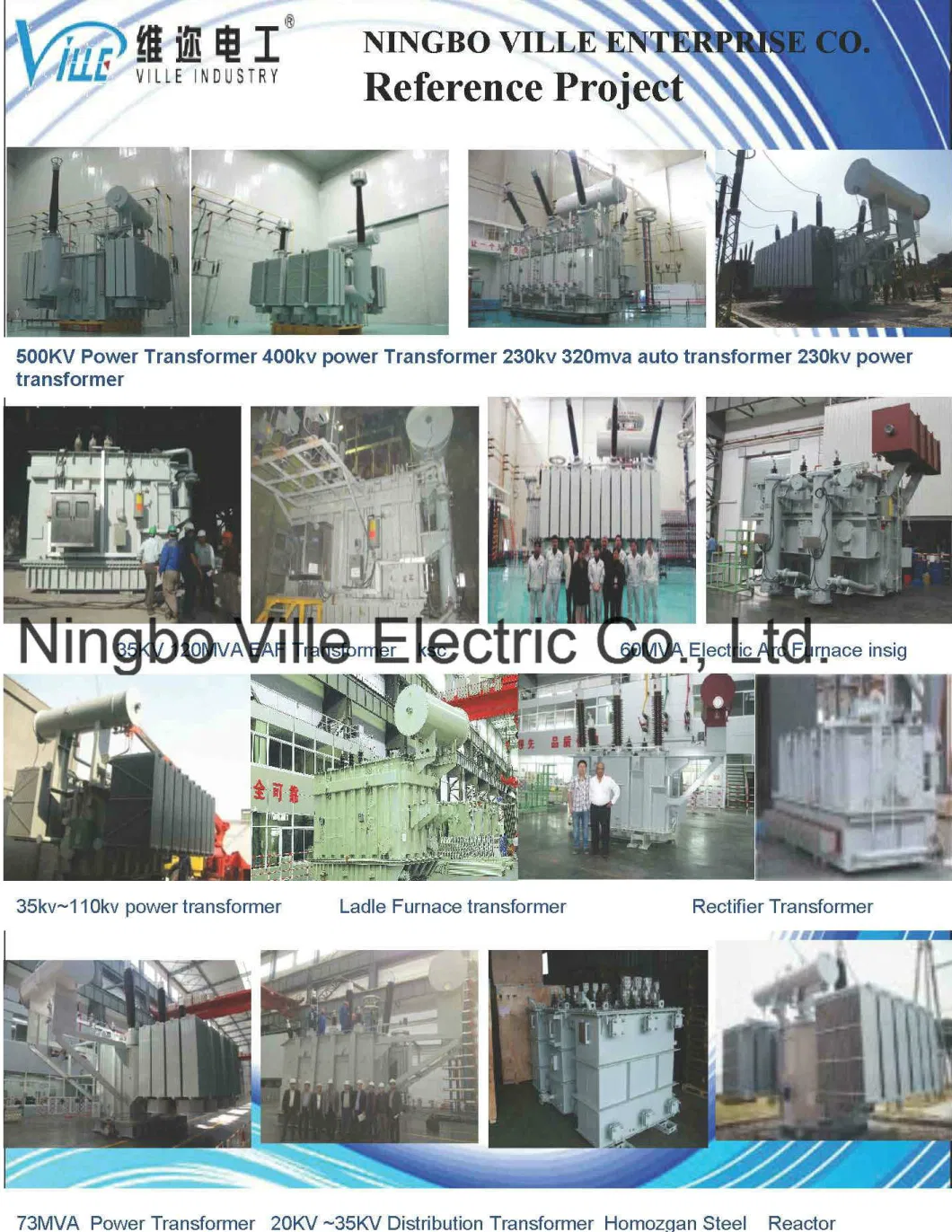 120000kVA 230kv Oil Immersed on Load Tap Changer Power Transformer