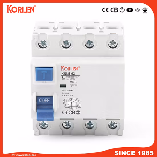 Outdoor Sf6 Earth Leakage Circuit Breaker Knl5-63